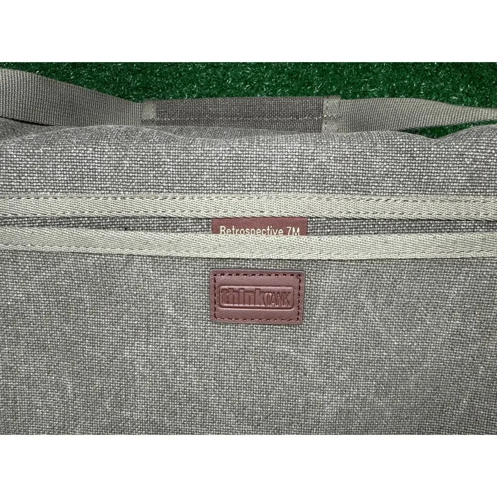 Think Tank Photo Retrospective 7M Canvas Shoulder Camera Bag Pinestone NWOT